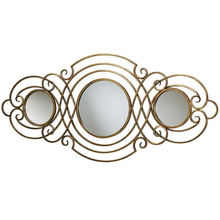 Sanford Mirrored Wall Accent Bronze