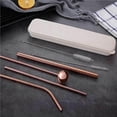 thumbnail image 1 of Matsuzay Stainless Steel Straws Set Washable Reusable Outdoor Dining Indoor Tableware Home Travel Restaurant Kitchen Hiking Almacenamiento y organización del hogar No.1 Matsuzay HA041732-01, 1 of 1