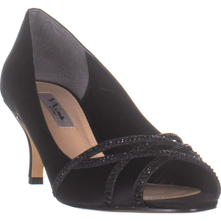 Nina manon peep cheap toe pump