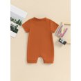 thumbnail image 6 of Yunliwuli Baby Jumpsuit, Short Sleeve Crew Neck Cow Print Summer Romper Clothes for Girls Boys, 6 of 9