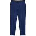 thumbnail image 3 of Calvin Klein BRIGHT BLUE Boy's Flat-Front Straight Leg Suit Dress Pant, US 20, 3 of 4