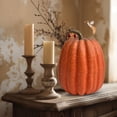 thumbnail image 6 of 1 Pc Light Blue Artificial Pumpkin, Halloween Pumpkin Decor, Fall Pumpkin Decor, Harvest Thanksgiving Table Centerpiece, Rustic Farmhouse Home Decoration for Mantel Party and, 6 of 8