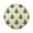 Motifs Christmas Tree Pattern, variant on 15.4" Round Placemat Set of 1 Polyester Fabric Place Mats Non-Slip Dining Kitchen Table Mats for Kitchen Party Decor Motifs Christmas Tree Pattern