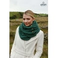 thumbnail image 2 of Aran Snood Scarf 100% Merino Wool Knitted with Buttons Made in Ireland by Aran Woollen Mills, 2 of 2