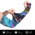 thumbnail image 2 of Bingfone Farmers Gardening Sleeves Sun Protection Arm Cooling Sleeves for Women Men with Thumb Hole - Cute Fuzzy Fantasy Creatures, 2 of 7