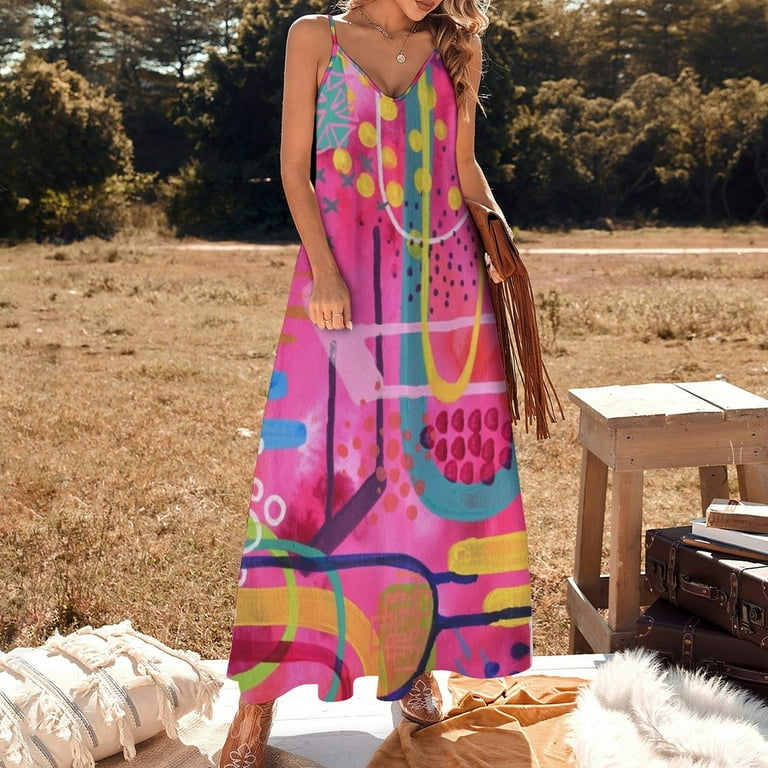EmmaJonesArt Vivid Sleeveless Dress summer dresses for women Dress