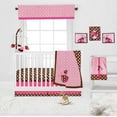 thumbnail image 3 of Bacati - Ladybugs Pink/Chocolate Musical Baby Crib Mobile, 3 of 7