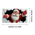 thumbnail image 3 of kkbbma under $5 Santa Garage Door Cover, Christmas Garage Door Cover, Santa Claus Garage Decoration, Holiday Garage Decor, Outdoor Christmas Decoration, Festive Garage Cover, Holiday Season Decor, 3 of 5