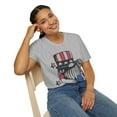thumbnail image 6 of Gnomes 4th Of July Family Gnome Lover Graphic American Flag Unisex T-Shirt, 6 of 7