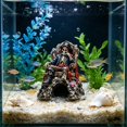 thumbnail image 5 of Nautical Tabletop Statue, Resin Skeleton Pirate with Cave for Aquarium Landscaping and Home Decor, 5 of 6