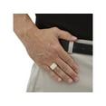 thumbnail image 3 of PalmBeach Jewelry Men's Round Cubic Zirconia Step Top Grid Ring 1.80 TCW Gold-Plated, 3 of 4