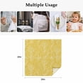thumbnail image 5 of Yellow Botanical Cloth Napkins, Vintage Floral Plants Branch Washable and Reusable Dinner Napkins Set of 4, Table Napkin for Kitchen Party Birthday Wedding Hotel Housewarming 20"x20", 5 of 9