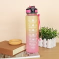 thumbnail image 4 of Botella de fitness de gimnasio de 1000 ml con botella de agua fría de paja para la oficina de la escuela al aire libre JShteea El nuevo, 4 of 8