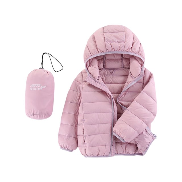 Abrigo De Invierno Para Niños Pequeños, Chaqueta Acolchada De Algodón Ligero Para Bebés Y Niñas, Ropa De Abrigo Con Cremallera Y Capucha Odeerbi LM103-6628
