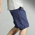 thumbnail image 7 of XDZJLR Men Shorts High Street Harbor Wind Trend Large Size Loose Outside To Wear Five Point Knee Length Short Blue XL, 7 of 7