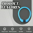 thumbnail image 4 of MELIVO Bike Lock,15.75" Bike Locks,Cable Bicycle Lock Bicycle Lock,Blue, 4 of 7