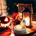 thumbnail image 3 of Ecpecad Ghost Halloween Decor Ghost Candle Holder Aromatherapy Candle Cute Ghost Nordics Styles Ornaments Halloween Gifts Home Party Yard Patio indoor Outdoor Halloween Decor Props, 3 of 5