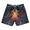 thumbnail image 7 of FORMRS Boys Swim Trunks Quick Dry Mesh Liner Boardshorts Sizes XS-XL, Black Astronaut, 7 of 7