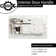 thumbnail image 3 of HUGFEGWE Interior Door Handle, Compatible with 2009-2014 Ford F150, Front/Rear Inside Left Driver Side | CL3Z-1522601-GA 9L3Z-1522601-CB 90826 | Chrome Lever Gray Housing Inner Handle CJ25311-13485, 3 of 7