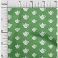 thumbnail image 2 of oneOone Velvet Green Fabric Tea Kettle Diy Clothing Quilting Fabric Print Fabric By Yard 58 Inch Wide-R8, 2 of 4