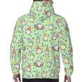 thumbnail image 7 of Kdxio Spring Gnomes Print Mens Casual Hooded Collar Drawstring Hoodies Pullover Sweatshirts Casual Long Sleeve Shirts-Large, 7 of 7