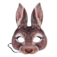 thumbnail image 1 of Navidad Pascua Mardi Gras Animal Máscara Media cara Máscara de conejo Mascarada Fiesta de disfraces Cosplay Props Carnaval Máscara de conejo JAMW Sencillez, 1 of 5