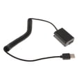 thumbnail image 1 of El Acopdor Reempza Batería , El Cable de Alimentación Del Baoblaze Cable de alimentación USB del acoplador de CC FW50, 1 of 7