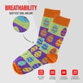 thumbnail image 2 of Sillies Socks Easter Eggs And Stripes Socks - Novelty Unisex Sock Set, 2 of 6