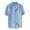 Light Blue, variant on ZVNAΖH Mens Oversized Linen Shirt Stand Up Collared Button Down Shirt Summer Casual Beach Blouse Tops, Sizes S-5XL