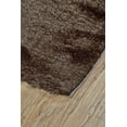 thumbnail image 2 of Feizy Indochine Modern Solid, Brown/Taupe, 8' x 8' Round Rug Sheen Fade Resistant Luxury & Glam Design Carpet for Living Dining Bed Room, 2 of 4