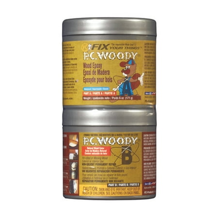 Protective Coating PC-WOODY 6OZ Wood Epoxy Paste 6 Ounce Pc...