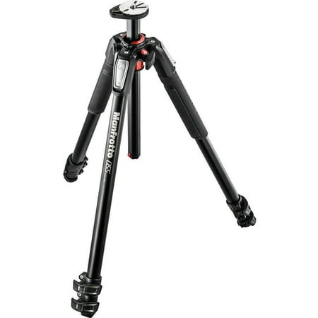 Manfrotto Camera Stand Manfrotto MT055XPRO3 055 Aluminium 3-Section Tripod with Horizontal Column (Black) ()