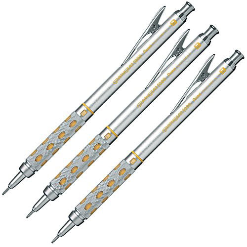 Pentel Graphgear 1000 Drafting Pencil PG1019 0.9 mm Set of 3 pens