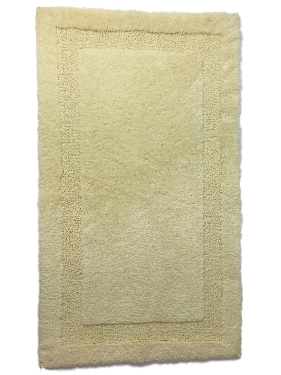 Chaps Lawton Linen Yellow Plush Pile Throw Rug 25x40 Skid Resistant Bath Mat Walmart Com Walmart Com