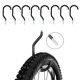 thumbnail image 4 of Inteprter Gancho para bicicleta de alta resistencia de 8 piezas Gancho para colgar en la pared Gancho para colgar en la pared Almacenamiento y organización del hogar Inteprter HA020059-00, 4 of 6