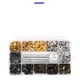 thumbnail image 3 of Botones a presión de cuero Bling Bling 120 Juegos oro plata bronce negro oscuro, 3 of 12