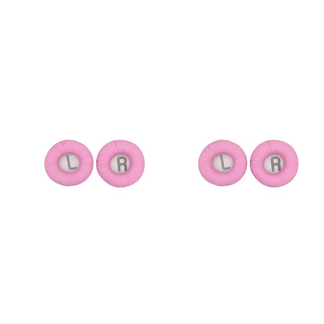 Sidaley 1 par de 2 almohadillas para los oídos para juegos, almohadillas para los oídos, cubierta de protección auditiva transpirable, repuesto para Rosado 2piezas