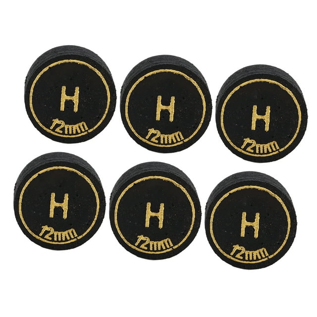 6 Pcs Embouts de Queue de Billard de 12 mm, Embouts de Queue de Billard de Remplacement pour Club à Domicile