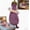 Eggplant, variant on Adult Sleep Mango Pillow - Long Body and Knee Pillow, Emotional Support Plush, Cool Breathable Cover, Side Sleepers and Hugging Partners, a Unique Gift to Relieve Anxiety (Mango, L （47in）)