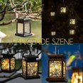 thumbnail image 3 of 2 Pack Outdoor Solar Lanterns, 3m 30 LEDs Warm White IP54 Waterproof Outdoor Decor for Garden, Patio, Porch, Lawn, Yard, Sidewalk, 3 of 5