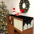 thumbnail image 6 of Honmine Christmas Tree Table Runner, Winter Holiday Dining Table Decoration, 13x72 Inch Kitchen Table Cover for Indoor Outdoor Party, Home, Festive Event, 6 of 7