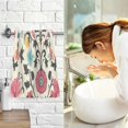 thumbnail image 7 of Yayeee 2 Pack Hand Towels for Bathroom 100% Cotton 16" x 28" Soft Absorbent Kitchen Towel, Beige Red Floral, 7 of 7
