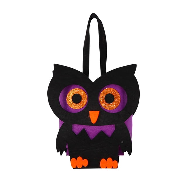 Bolsas De Aperitivos De Halloween Adecuadas Para Niños. Se Pueden Reutilizar. Fabricadas Con Tejido No Tejido Y Con Asa. Bolsos Diy De Halloween. Bolsas Para Caramelos De Halloween. Fiesta De Hallow