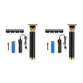 thumbnail image 3 of Vogacara 2021 nueva cortadora de pelo recargable USB barbero LCD máquina cortadora de pelo Asiento de oro negro 2piezas, 3 of 6