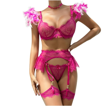 

Dance Wear Women Exotic Open Back Sleepwear Open Cup Lingerie Lace Nightgown Mesh Chemise Mini Skirt with G-String Teddy Lingerie Babydoll 2 Piece Sexy Bra and Panty Sets Sexy Bra and