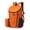Orange, variant on 20L Foldable Ultralight Backpack Portable Waterproof Unisex Outdoor Mountaineering Cycling Travel Hiking Camping Sports Bag