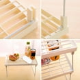thumbnail image 6 of Bobasndm Folding Storage Rack for Cabinets, Stackable Shelves for Kitchen Counter, Bathroom, Home Office,Countertop Stackable Shelf Organizer,Pantry Storage Organization, 6 of 9