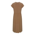 thumbnail image 4 of Women's Solid Color Lace V Neck Sleeveless Dress Polyester for Daily Dating Shopping, 4 of 4