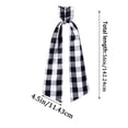 thumbnail image 3 of Black And White Checkered Wreath Belt - Front Door Decor For Home, Indoor Outdoor Wall Hanging, Seasonal Festive Classic Pattern Decoration - For Housewarming, Christmas,, 3 of 6