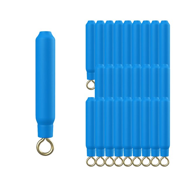 koolsoo 30 Pieces Fishing Floats Holder Rotable Float Base Connector Fishing Stopper Large